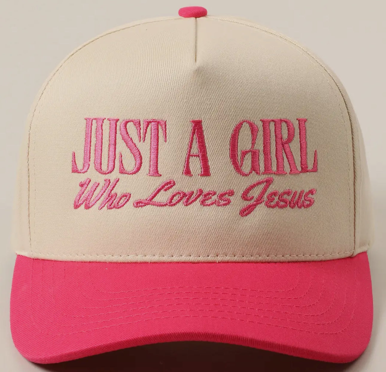 Girl Who Loves Jesus Trucker Hat
