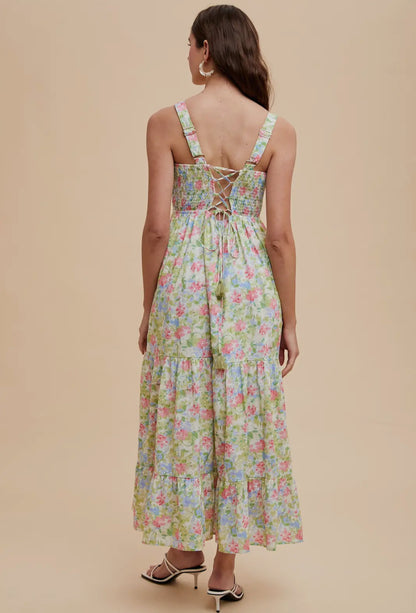 Floral Cotton Maxi Dress