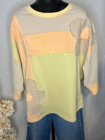 Relaxed Flower Patch Top
