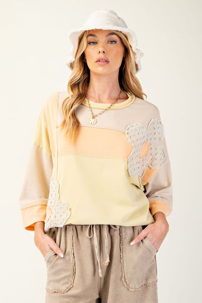 Relaxed Flower Patch Top